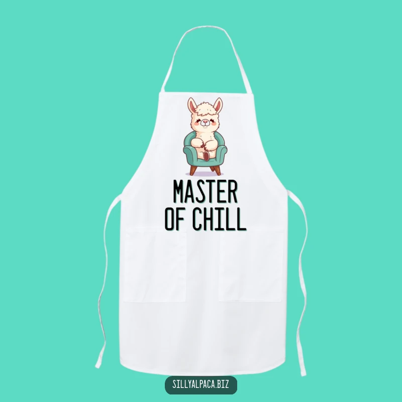 Funny Relaxed Alpaca Apron: Culinary Comfort for the Laid-Back Chef
