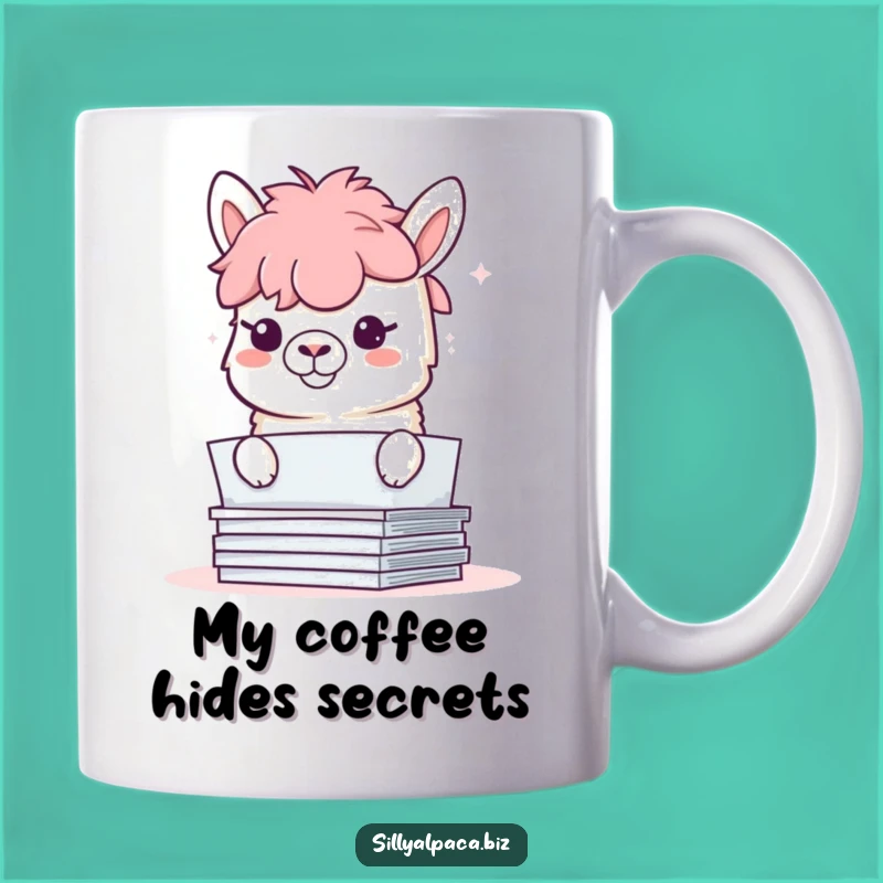 Funny Alpaca Paper Mischief Mug: Hilarious Gift for the Office Prankster