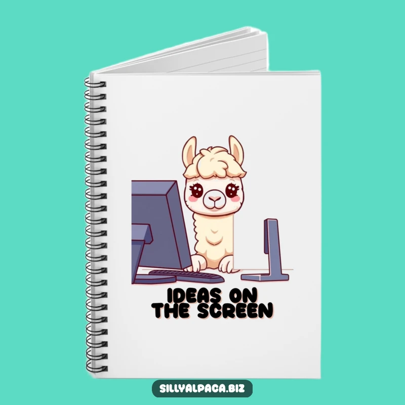 Funny Alpaca Notebook: Curious Coding Ideas - Tech Journal Gift